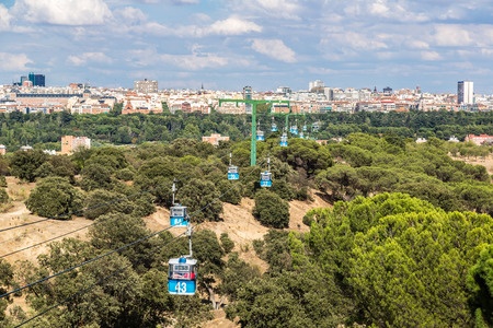 Viaje en el teleférico de Madrid