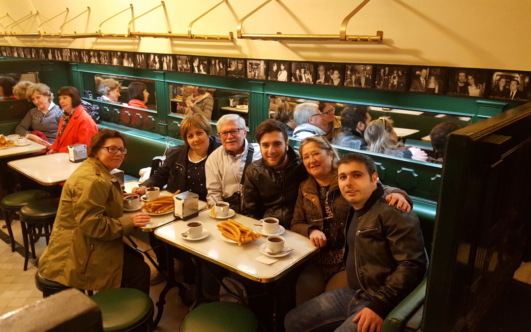 Visita de Giovanni Schiavone a Madrid